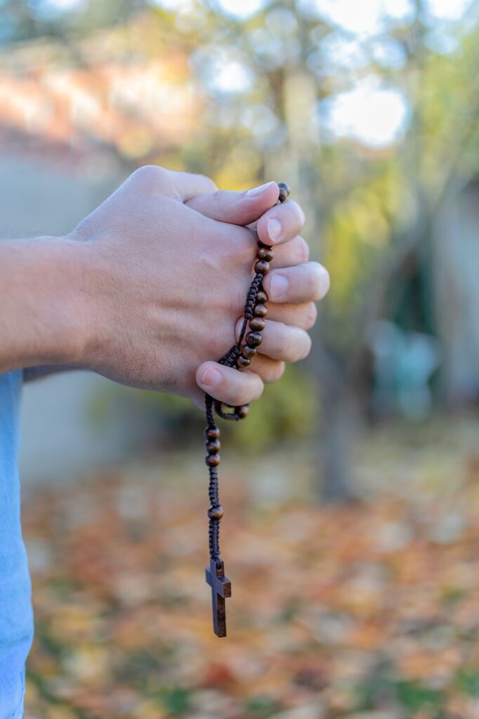 rosary, cross, faith